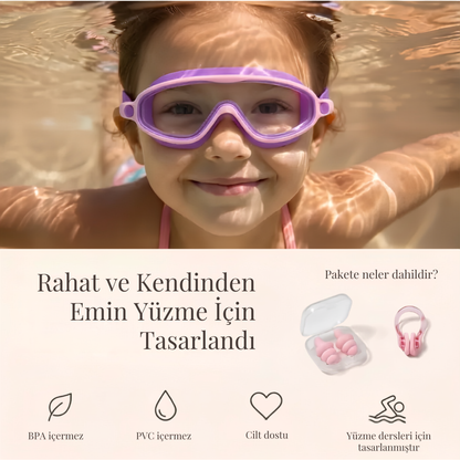 Zoli Kids™ SoftSeal Profesyonel Yüzücü Gözlüğü