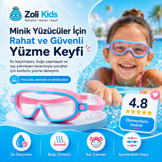 Zoli Kids™ AquaSoft Çocuk Yüzücü Gözlüğü
