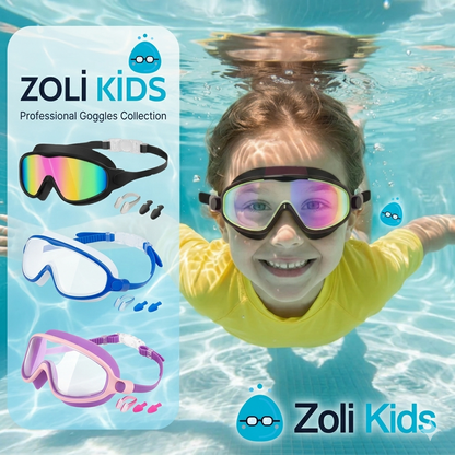 Zoli Kids™ SoftSeal Profesyonel Yüzücü Gözlüğü
